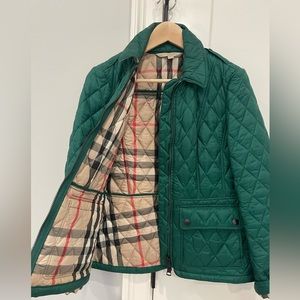 Womens Burberry quilted jacket